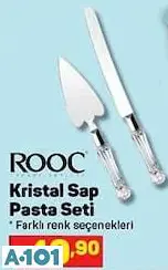ROOC KRİSTAL SAP PASTA SETİ